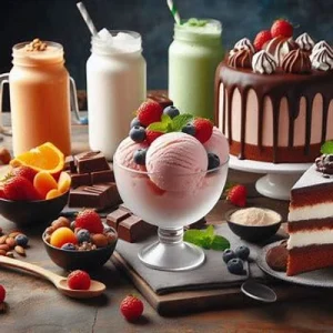 Ice cream and pastry recipes